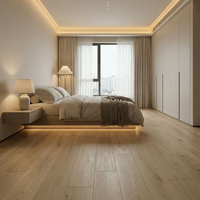 Dhomë gjumi me laminat